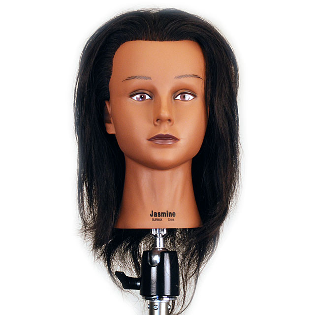 Jasmine 100% Human Hair Ethnic Cosmetology Mannequin Head by Celebrity