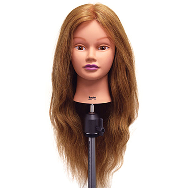 Rachel 26" Dark Blonde 100% Human Hair Cosmetology Mannequin Head by Celebrity