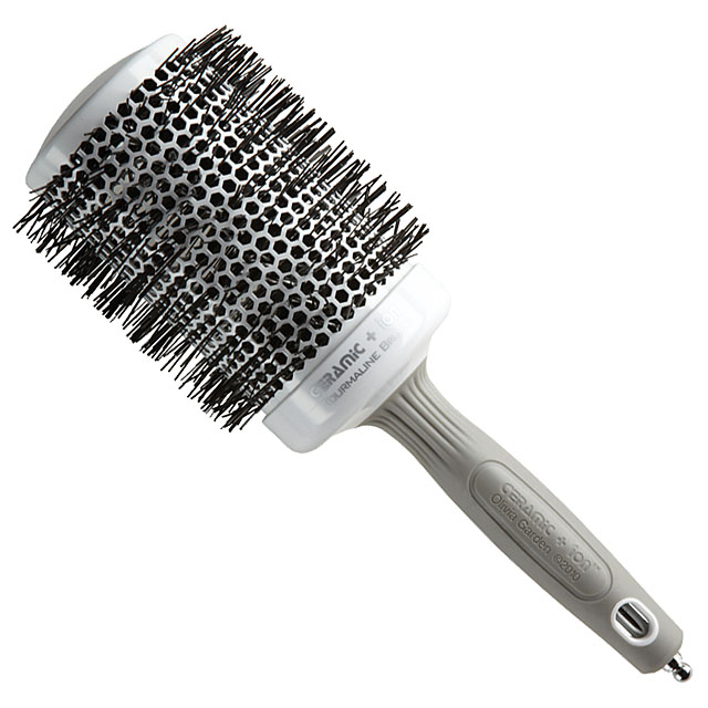 3 1/2" Ceramic + Ion Round Thermal Hair Brush by Olivia Garden