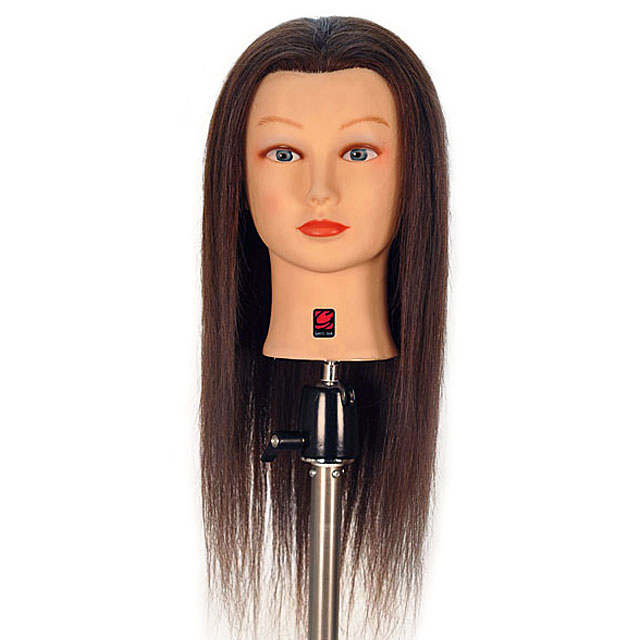 Charlotte 23" 100% Human Hair Cosmetology Mannequin Head by Giell
