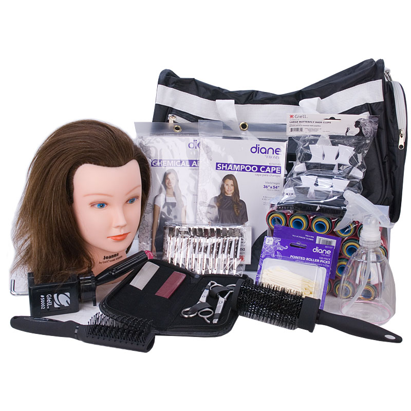 Basic Cosmetology School Student Kit for Hair Styling and Cutting by Giell