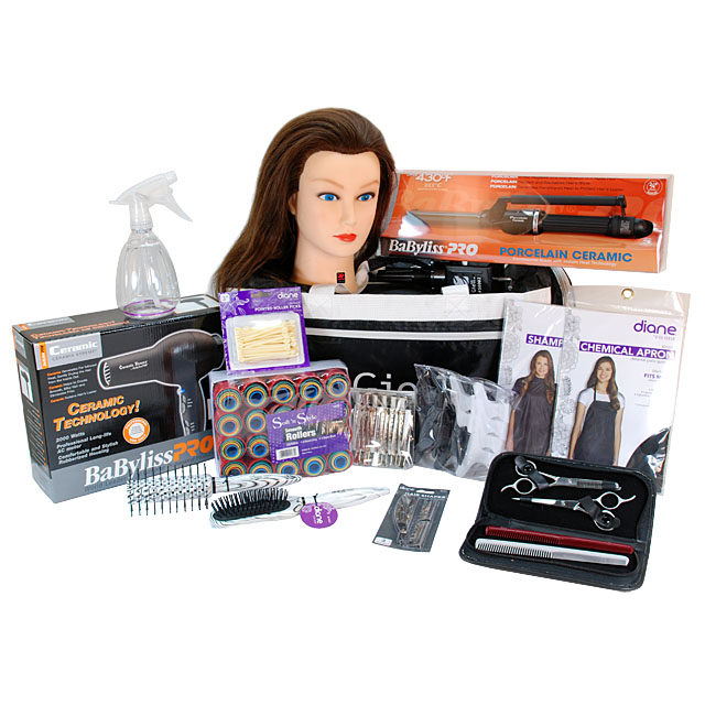 Basic Cosmetology School Student Kit with Appliances by Giell