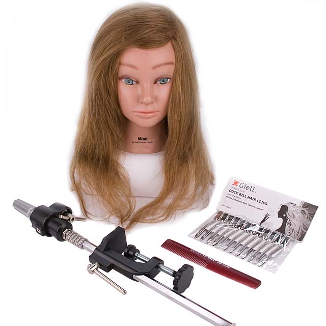 Head Shape Matters Student Kit - Sabrina Cosmetology Mannequin and Accessories by Giell