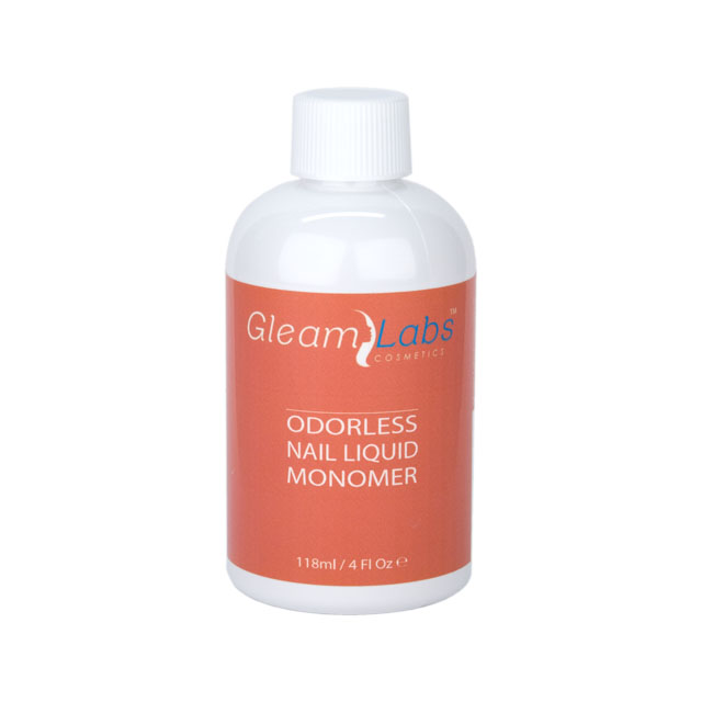 4 fl oz Odorless Acrylic Nail Liquid Monomer by Gleam Labs