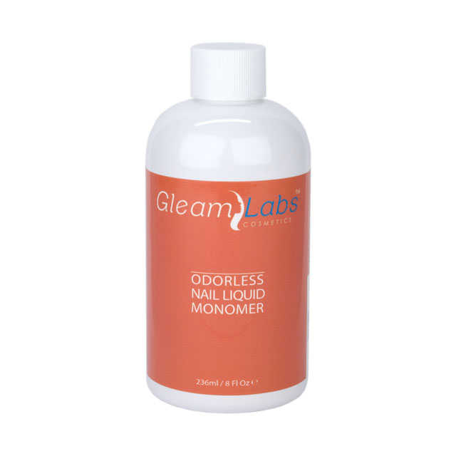 8 fl oz Odorless Acrylic Nail Liquid Monomer by Gleam Labs