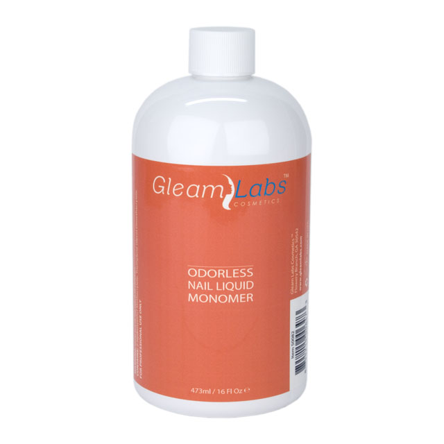 16 fl oz Odorless Acrylic Nail Liquid Monomer by Gleam Labs