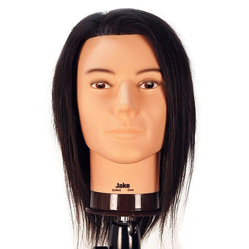 Jake Male 100% Human Hair Cosmetology Mannequin Head by Celebrity