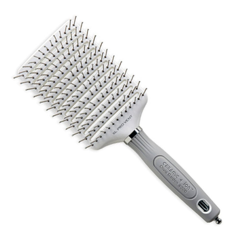 Xl Pro Vent Paddle Ceramic Ion Hair Brush By Olivia Garden At