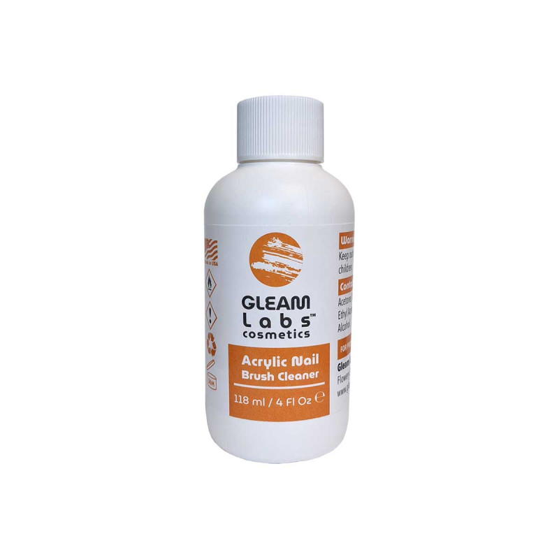 Nail Acrylics Brush Cleaner 4 Fl Oz by Gleam Labs at
