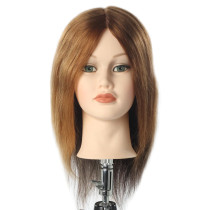 Image 1 - Tammie Quad Color 17" 100% Human Hair Cosmetology Mannequin Head by Celebrity at Giell.com
