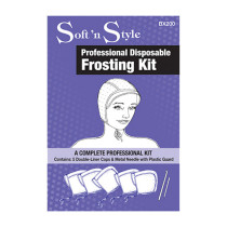 Image 1 - Pack of 5 Disposable Frosting Caps & Needle Set by Soft 'n Style at Giell.com