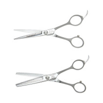 Image 1 - Straight Cut Hair Cutting Shears 5 3/4" and Thinners 6" by Olivia Garden at Giell.com