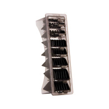 Wahl Clipper Cutting Guides 1-8 with Storage Caddy - Black