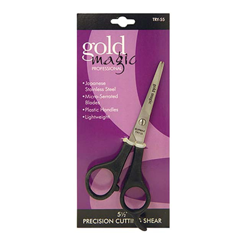 Image 1 - 5 1/2" Mannequin Hair Cutting Shears by Gold Magic at Giell.com