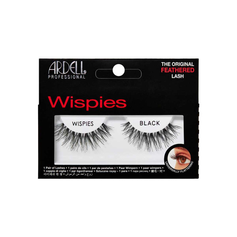 Image 1 - Ardell Wispies False Eyelashes - Black - 1 Pair