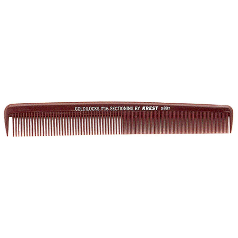 Image 1 - 8 1/2" Sectioning Tooth Styler Comb Goldilocks G16 by Krest at Giell.com