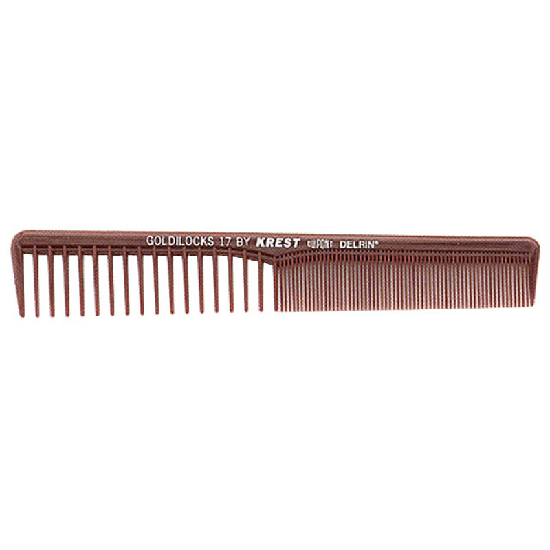 Image 1 - 7" Space Tooth - Fine Tooth Styler Comb Goldilocks G17 by Krest at Giell.com