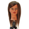 Image 1 - Chantal 21" Virgin 100% Human Hair Medium Brown Cosmetology Mannequin Head by HairArt at Giell.com
