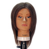 Image 1 - Emily 12" Virgin Remy 100% Human Hair Dark Brown Cosmetology Mannequin Head by HairArt at Giell.com