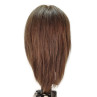 Image 3 - Emily 12" Virgin Remy 100% Human Hair Dark Brown Cosmetology Mannequin Head by HairArt at Giell.com