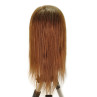 Image 3 - Nicki 18" Child 100% Human Hair Light Brown Cosmetology Mannequin Head by HairArt at Giell.com