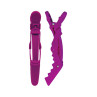 Image 1 - 4 pk Rubberized Super Grip Hair Clips by Soft 'n Style at Giell.com