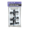 Image 2 - 12 pcs 3" Butterfly Hair Clamps by Soft 'n Style at Giell.com