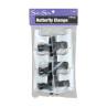 Image 2 - 12 pcs 2" Butterfly Hair Clamps / Clips by Soft 'n Style at Giell.com