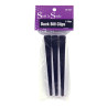 Image 2 - 4 3/4" Plastic Duck Bill Clips 3 ct Rubberized by Soft 'N Style at Giell.com