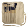 Image 2 - Professional Cosmetic Makeup Brush Set - 10 Assorted Bamboo Brushes at Giell.com