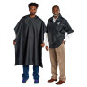 Image 1 - Barber Jacket & Cutting Cape Set - Polyester Black