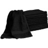 Image 1 - 12 Salon Towels 16" X 27" Stain Resistant Black by Diane at Giell.com