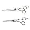 Image 1 - Silk Cut XL 7" Barber Shears and 6" Thinners Set by Olivia Garden