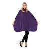 Image 1 - 36" x 54" Purple Velcro Shampoo Cape for Hair Stylist by Betty Dain at Giell.com