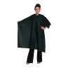 Image 1 - 45" x 55" Nylon Styling Cape Black Velcro by Betty Dain at Giell.com