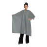 Image 1 - 45" x 55" Nylon Styling Cape Silver Velcro by Betty Dain at Giell.com