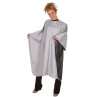 Image 1 - Reversi Cape Silver / Black Snap Chemical and Styling Cape by Betty Dain at Giell.com