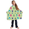 Image 1 - 30" X 36" Kid Cutting Styling Cape Aliens Print by Betty Dain at Giell.com
