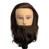 Image 1 - Marcel Mannequin Head Male w/Beard Premium 100% Human Hair