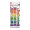 Image 1 - Clippies 18 pcs Rainbow Mini Hair Clips by Mia Girl at Giell.com
