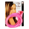Image 1 - Clip 'n Color 14" Pink Faux Hair Extension Pack of 2 by Mia at Giell.com